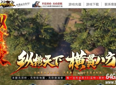 纵横沉默专属神器单职业传奇服务端-独孤求败-暴风要塞-新GOM引擎