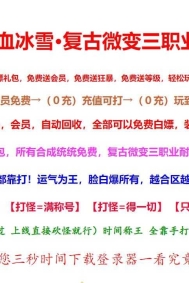 热血冰雪·复古微变三职业传奇服务端-独孤求败-天赋力量-GOM引擎
